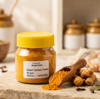 Organic Kasturi Turmeric Powder - For External Use
