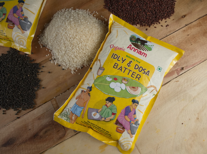 Organic Idly Dosa Batter With Poongar Rice