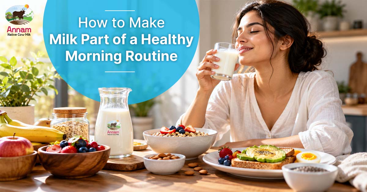 How to Make Milk Part of a Healthy Morning Routine