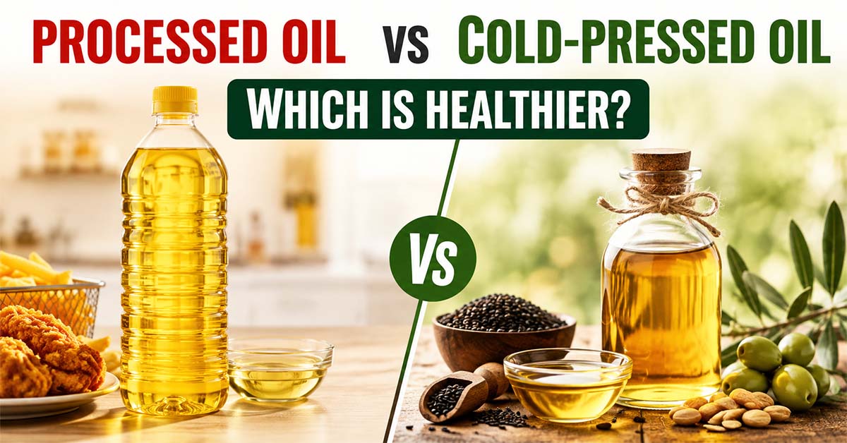 Processed Oil vs Cold-Pressed Oil: Which Is Healthier?